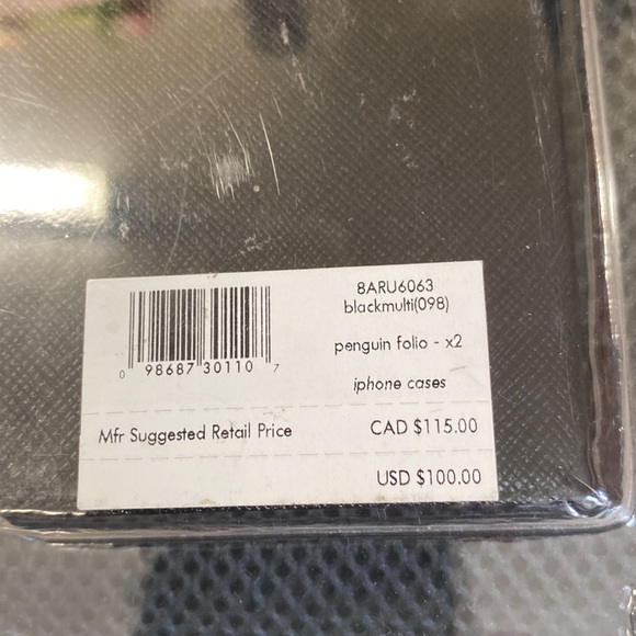 Kate Spade Penguin Folio iPhone Case - Picture 2 of 5